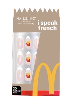 **PRE ORDEN** Nails.INC X McDonald's i speak french Press On Nails