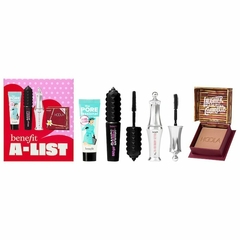 **PRE ORDEN** Benefit Cosmetics- A-List Bestsellers Mini Mascara, Brow Gel, Bronzer, & Primer Set