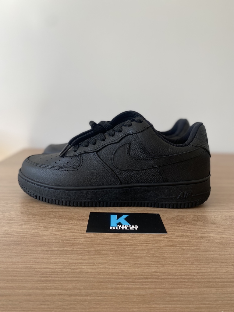 Air Force 1 preto couro - Comprar em Kmarcas Outlet