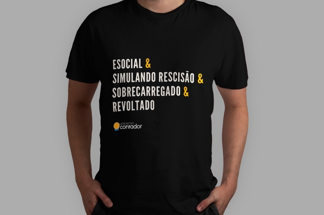 Camiseta Departamento Pessoal - Universo Contador