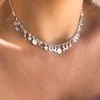 Choker Fases da Lua Prata