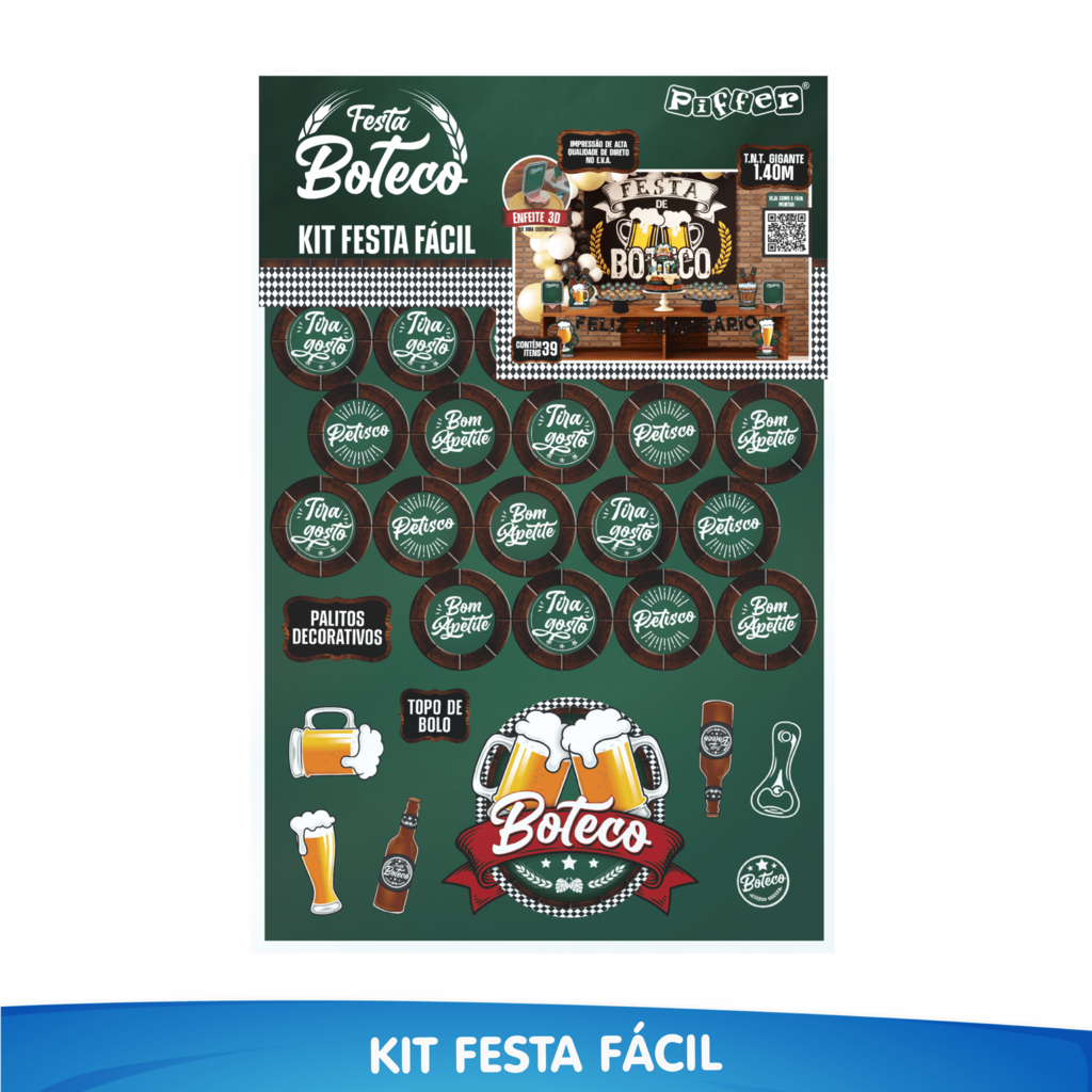 Kit Festa Free Fire Personalizado - Festa Gamer (25 Peças)