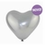 Balão de Coração Cromado 6 polegadas 25 unid - Artlatex - Inspire sua Festa Loja - Inspire sua Festa Loja