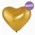 Balão de Coração Cromado 6 polegadas 25 unid - Artlatex - Inspire sua Festa Loja - loja online