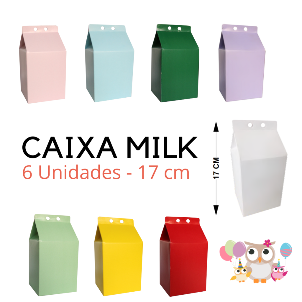 Caixa Milk Bob Esponja - Kit 10 Unidades
