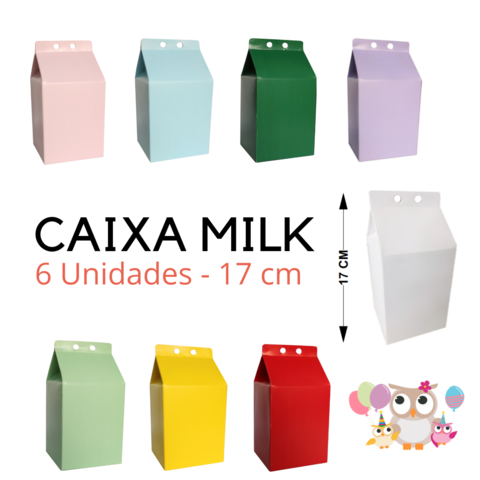 Kit 10 Caixas Milk Tema Gata Marie