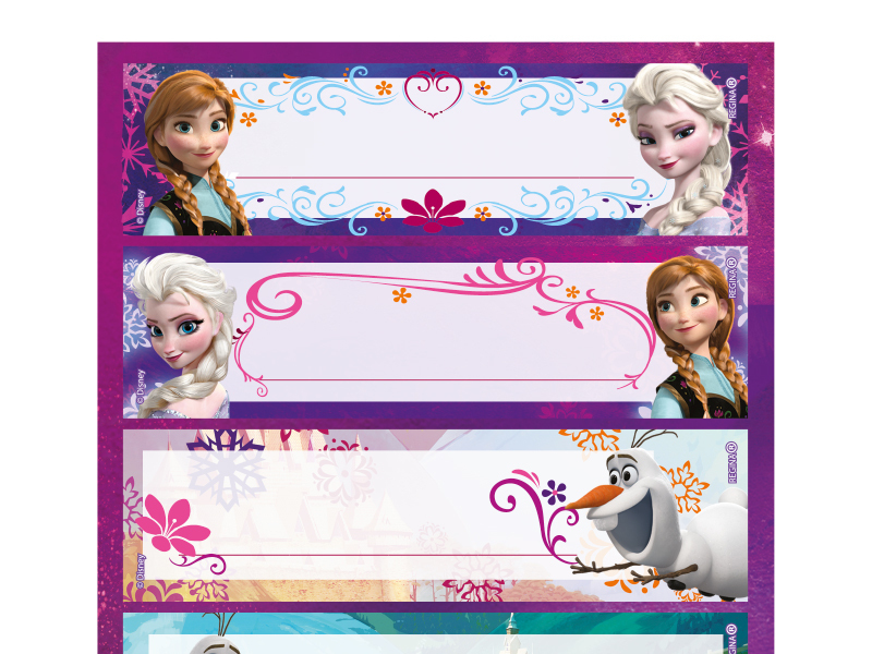 Adesivo de Porta Princesa Frozen