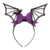 Imagem do 1 Tiara Festa de Halloween Asa Morcego Vazada com laço Vivarte - Inspire sua Festa Loja