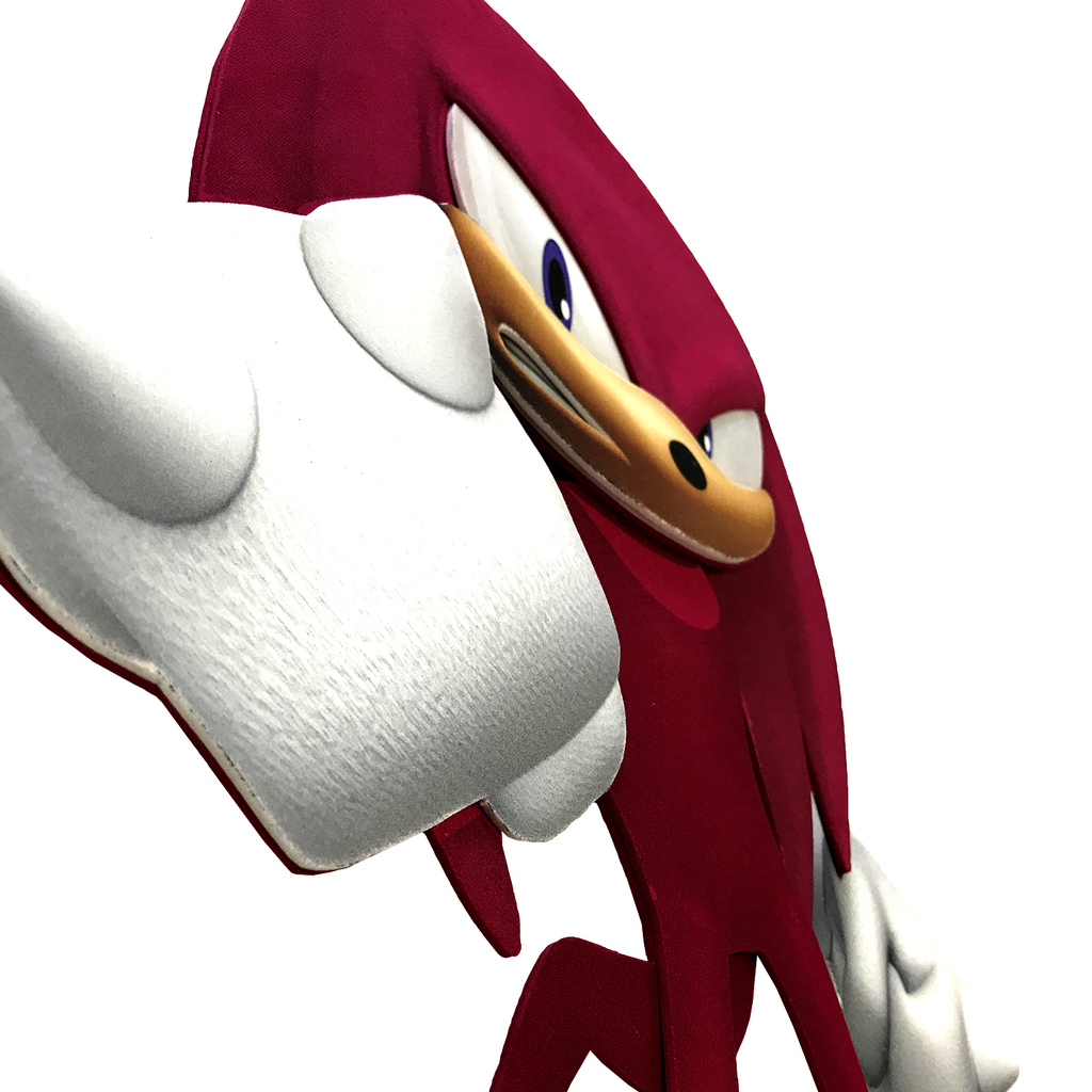 Fantasia Sonic Knuckles Echidna Infantil Com Máscara Longo - M 5