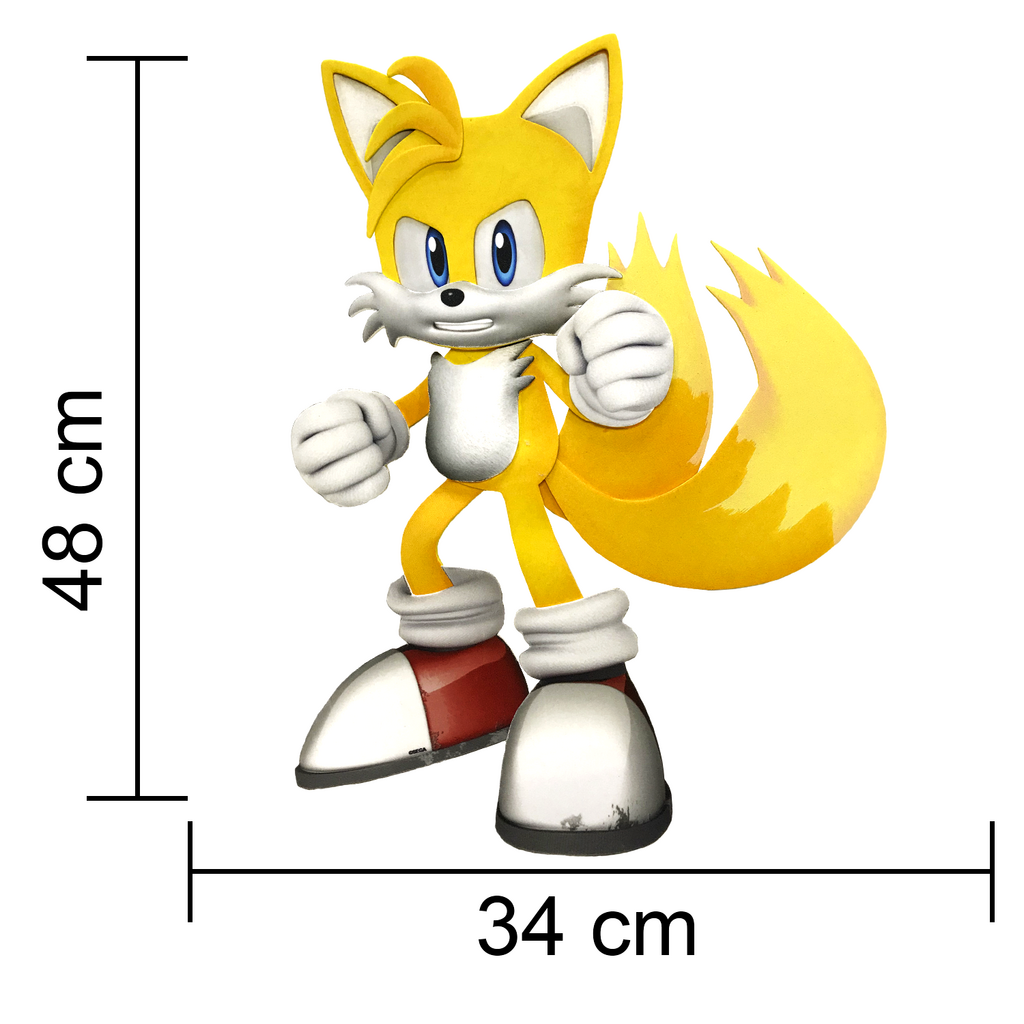 Como colorir TAILS amigo de SONIC 