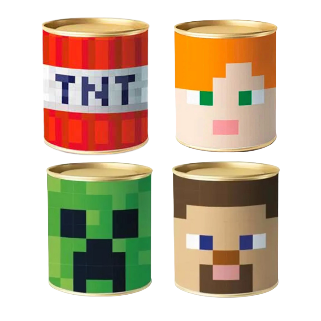 Kit Topo para Bolo Minecraft - 12,5 cm x 20 cm - 1 unidade