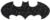 Aplique Morcego Batman EVA Preto Glitter 4 cm 10 Uni Vivarte - Inspire sua Festa Loja