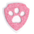 Aplique Patrulha Canina Escudo EVA Rosa/BR Glitter 4 Cm 6 Uni Vivarte - Inspire sua Festa Loja