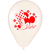 Balão Látex Redondo N.9 para Festa Minnie Vermelha - 25 unidades - comprar online