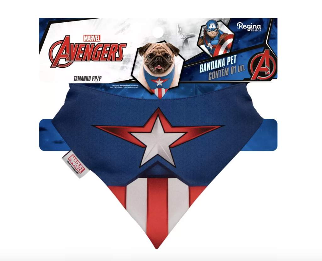 Captain america dog bandana store