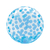 Balão Bubble Estampado com bolinhas Azul 18 polegadas 45 Cm Mundo Bizarro - Inspire sua Festa Loja - comprar online