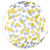 Balão Bubble Estampado com bolinhas ouro e prata grandes 18 polegadas 45 Cm Mundo Bizarro - Inspire sua Festa Loja - comprar online