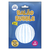Balão Bubble Transparente Azul Com Listras Brancas 18 polegadas 45 Cm Mundo Bizarro - Inspire sua Festa Loja
