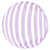 Balão Bubble Transparente Lilás com Listras Brancas 18 polegadas 45 Cm Mundo Bizarro - Inspire sua Festa Loja - comprar online