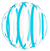 Balão Bubble Transparente com Listras Brancas e Azuis 18 polegadas 45 Cm Mundo Bizarro - Inspire sua Festa Loja - comprar online