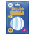 Balão Bubble Transparente com Listras Brancas e Azuis 18 polegadas 45 Cm Mundo Bizarro - Inspire sua Festa Loja