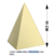 Caixa Pirâmide Lisa para personalizar C/6 uni Vivarte - Inspire sua Festa Loja - comprar online