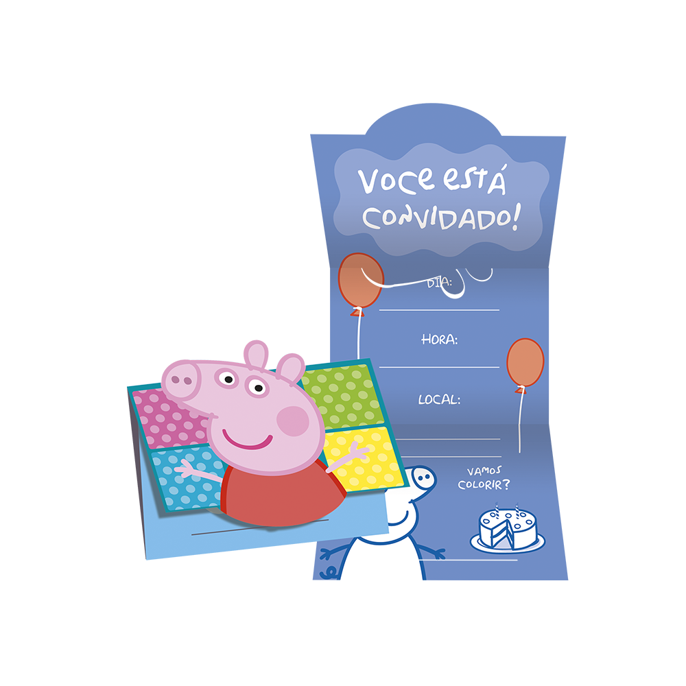 Desenho da Peppa para colorir - Artesanato Passo a Passo!