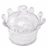 Mini Coroa Cúpula Caixinha Pote Transparente - 10 unidades