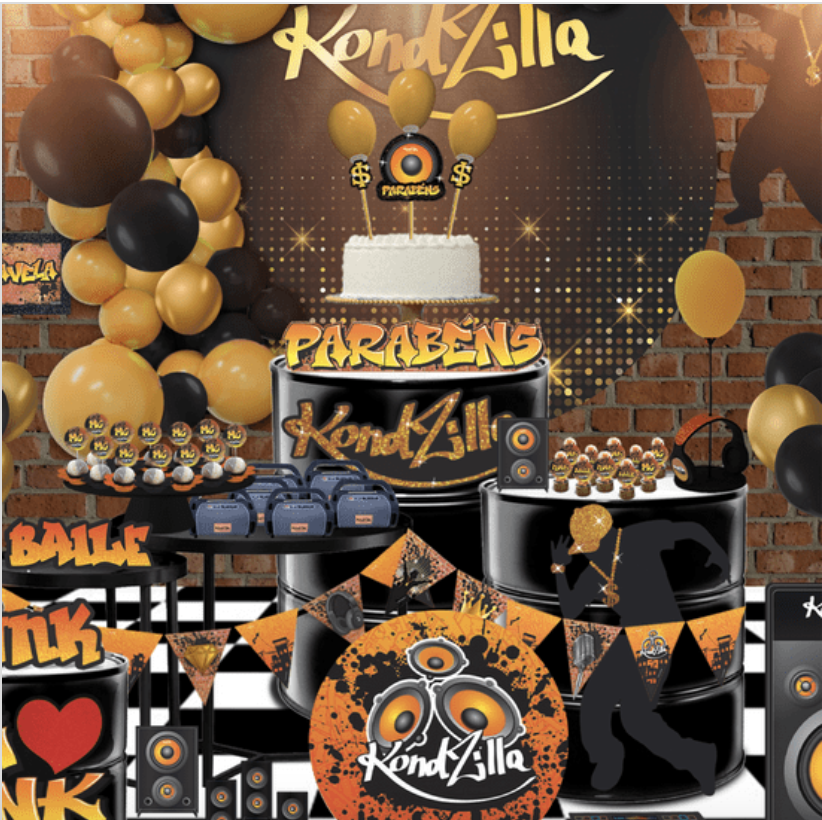 Decoração Festa KondZilla