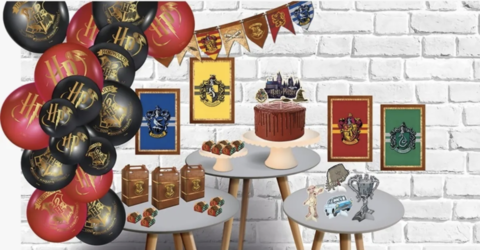 Faixa decorativa para Festa Harry Potter Kids - 1 unidade