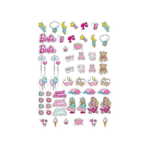 Topper para Bolo Festa Barbie - 4 Unidades - Festcolor - Rizzo no Shoptime