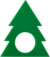 Porta Guardanapo Árvore de Natal Verde 7 cm 4 Uni Vivarte - Inspire sua Festa Loja