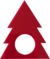 Porta Guardanapo Árvore de Natal Vermelho 7 cm 4 Uni Vivarte - Inspire sua Festa Loja