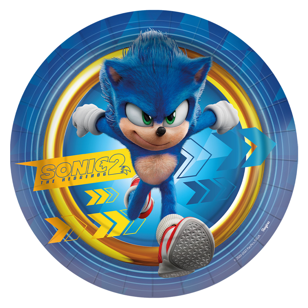 Fantasia Infantil Menino Sonic Com Máscara E Confete