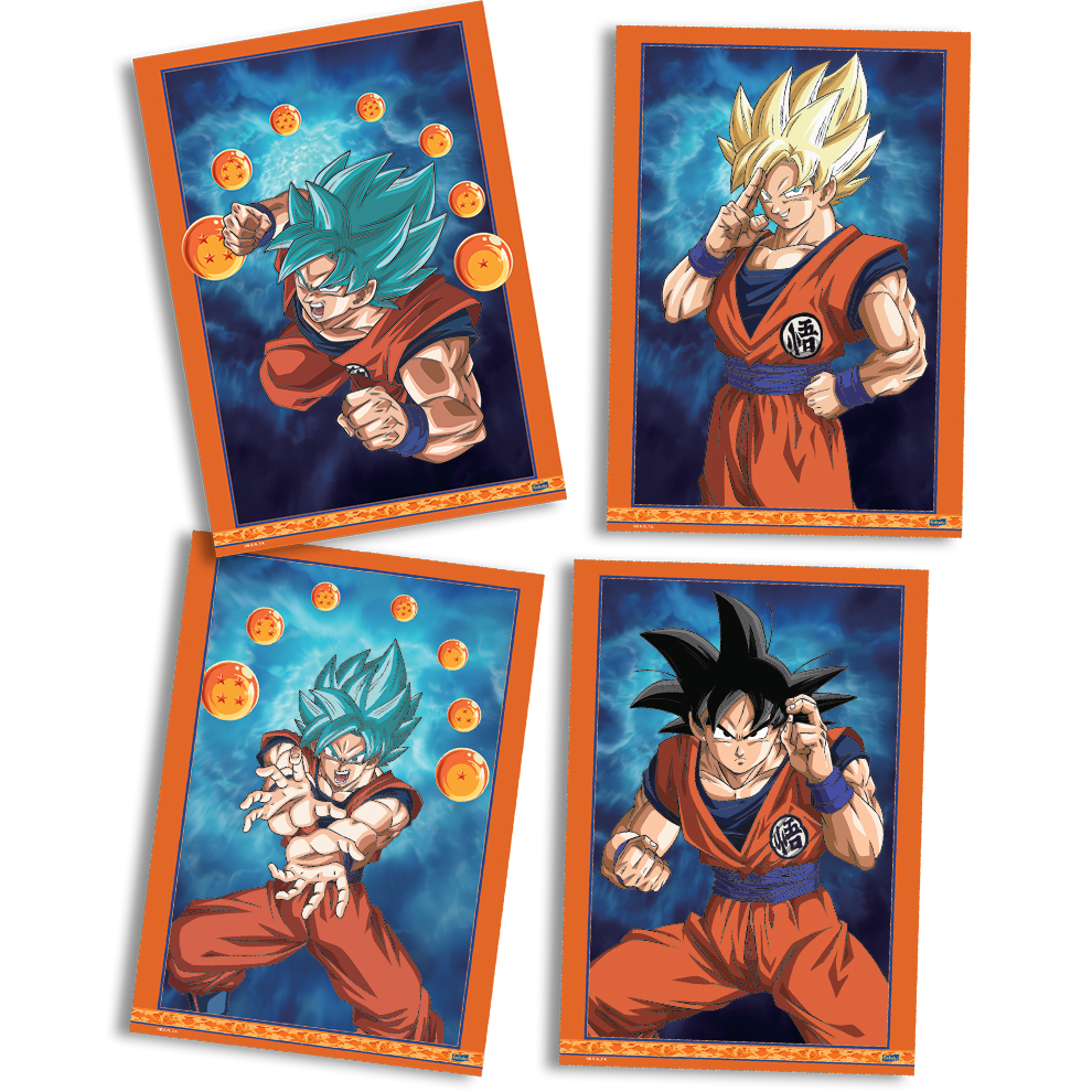 Dragon ball Z decoração de aniversário topo de bolo para imprimir png