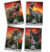 Quadros Decorativos Festa Dinossauro Jurassic World 4 Uni Festcolor - Inspire sua Festa Loja