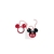 Tag com cordão para Festa Mickey 90 Anos - 8 unidade - comprar online