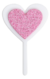 Tag Decorativo Chá Revelação Coração EVA Branco Rosa Glitter 6 Uni 6 cm Vivarte - Inspire sua Festa Loja
