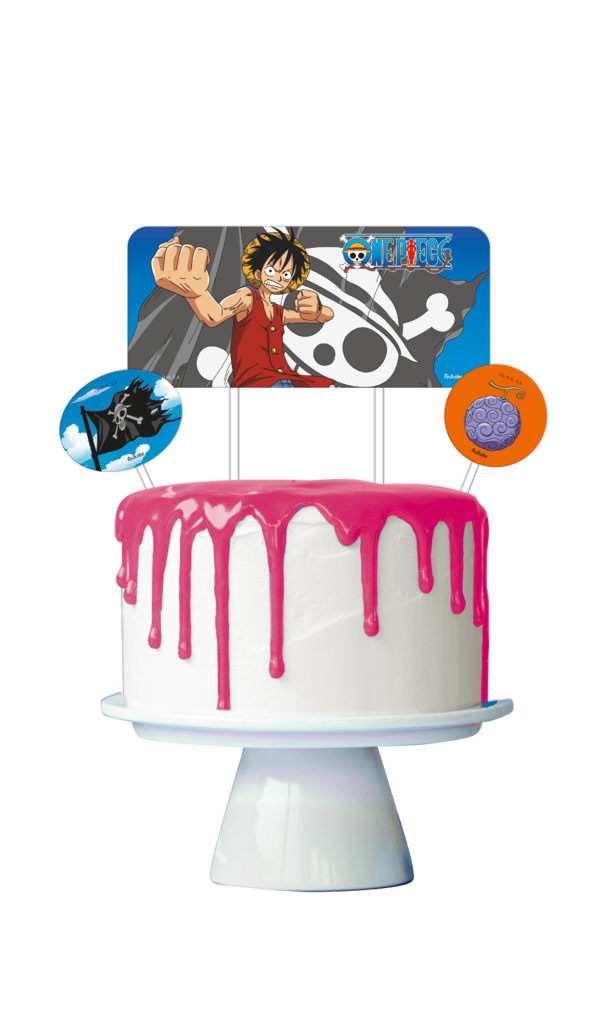 KIT Mini Bolo Balões (masculino) + 16 doces - Piece of Cake