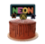 Topo para bolo Festa Neon 4 Uni Festcolor - Inspire sua Festa Loja