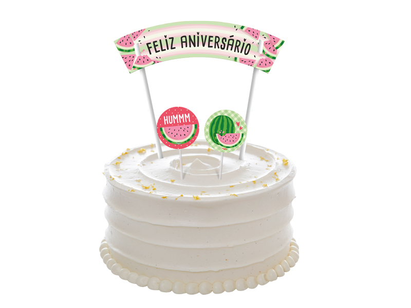 Topo Topper Decoração Bolo Aniversário Peppa Pig