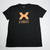 REMERA HOMBRE COTTON ALGODON - NEGRA C/NARANJA