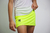 POLLERA SHORT VENECIA NIÑA - AMARILLO FLUOR en internet