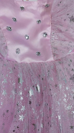 Vestido Festa Aniversario Princesa Luxo Rosa - loja online