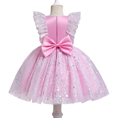 Vestido Festa Aniversario Princesa Luxo Rosa - comprar online