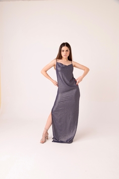 Vestido Heloísa - Azul Marinho - comprar online