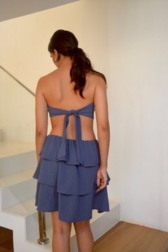 Vestido Tina - Azul - Lara Ildefonso Brand