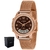 Relógio Lince Feminino Analógico LAR4714L N2RX Rose Gold 50m