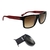 Óculos de sol Evoke For You DS12 BR03 Black Matte Red