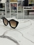 Óculos de Sol Evoke Lilli A10 Black Matte White Brown - Óptica Beller 